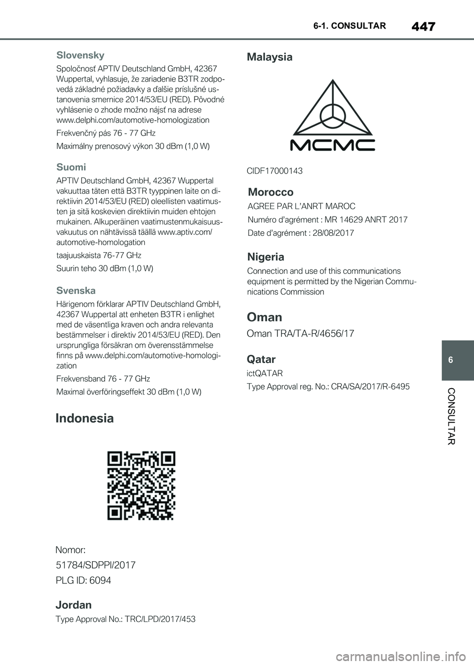 TOYOTA SUPRA 2021 Manuale de Empleo (in Spanish) 447
6 6-1. CONSULTAR
CONSULTAR
Supra Owners Manual_S (from Nov. 20 Prod.)
Supra_OM_Spanish_OM99X80S.book 447 ページ 2020年8月26日 水曜日 午後1時31分 TOYOTA SUPRA 2021 Manuale de Empleo (in Spanish) 447
6 6-1. CONSULTAR
CONSULTAR
Supra Owners Manual_S (from Nov. 20 Prod.)
Supra_OM_Spanish_OM99X80S.book 447 ページ 2020年8月26日 水曜日 午後1時31分