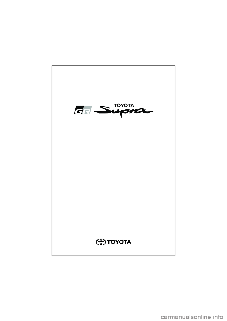 TOYOTA SUPRA 2021 Instruksjoner for bruk (in Norwegian) Supra Brukerhåndbok_N (fra nov. 20 Prod.)
OM99X77NO.book Page 1 Tuesday, February 23, 2021 12:45 PM TOYOTA SUPRA 2021 Instruksjoner for bruk (in Norwegian) Supra Brukerhåndbok_N (fra nov. 20 Prod.)
OM99X77NO.book Page 1 Tuesday, February 23, 2021 12:45 PM