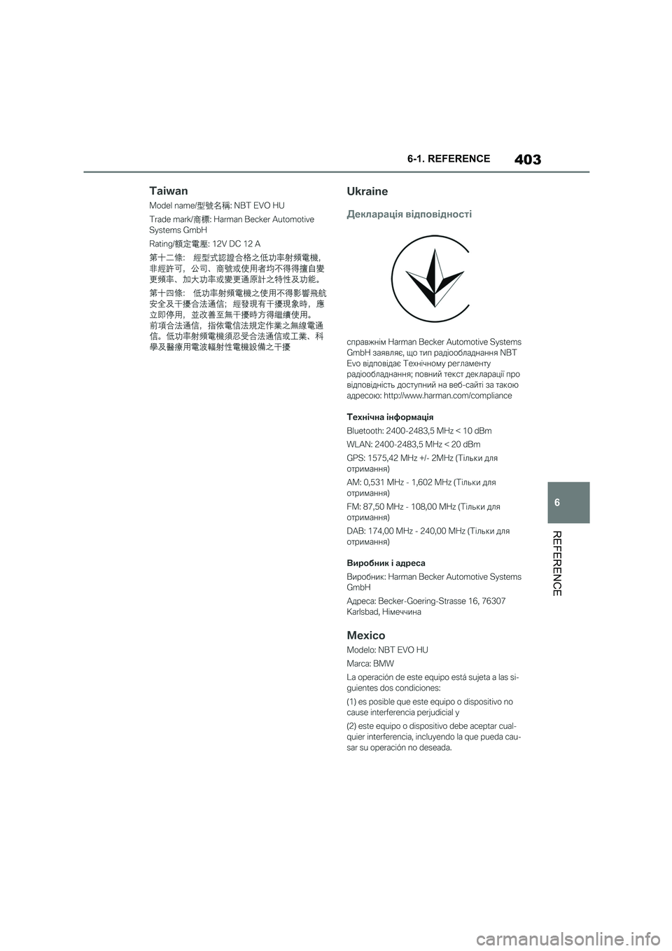 TOYOTA SUPRA 2022 Owners Manual 403
6
6-1. REFERENCE
REFERENCE TOYOTA SUPRA 2022 Owners Manual 403
6
6-1. REFERENCE
REFERENCE