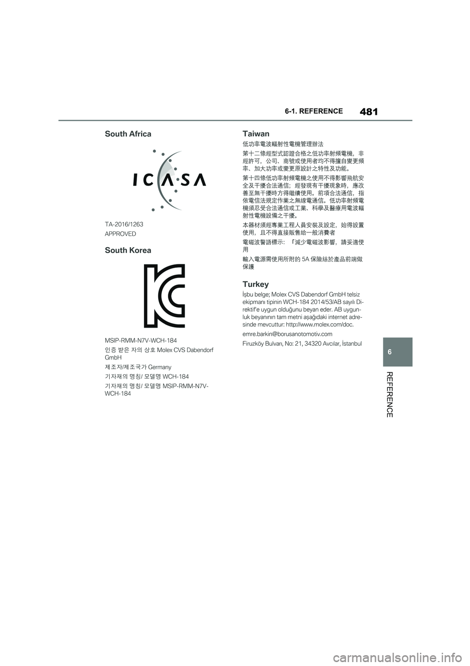 TOYOTA SUPRA 2022 Owners Manual 481
6
6-1. REFERENCE
REFERENCE TOYOTA SUPRA 2022 Owners Manual 481
6
6-1. REFERENCE
REFERENCE