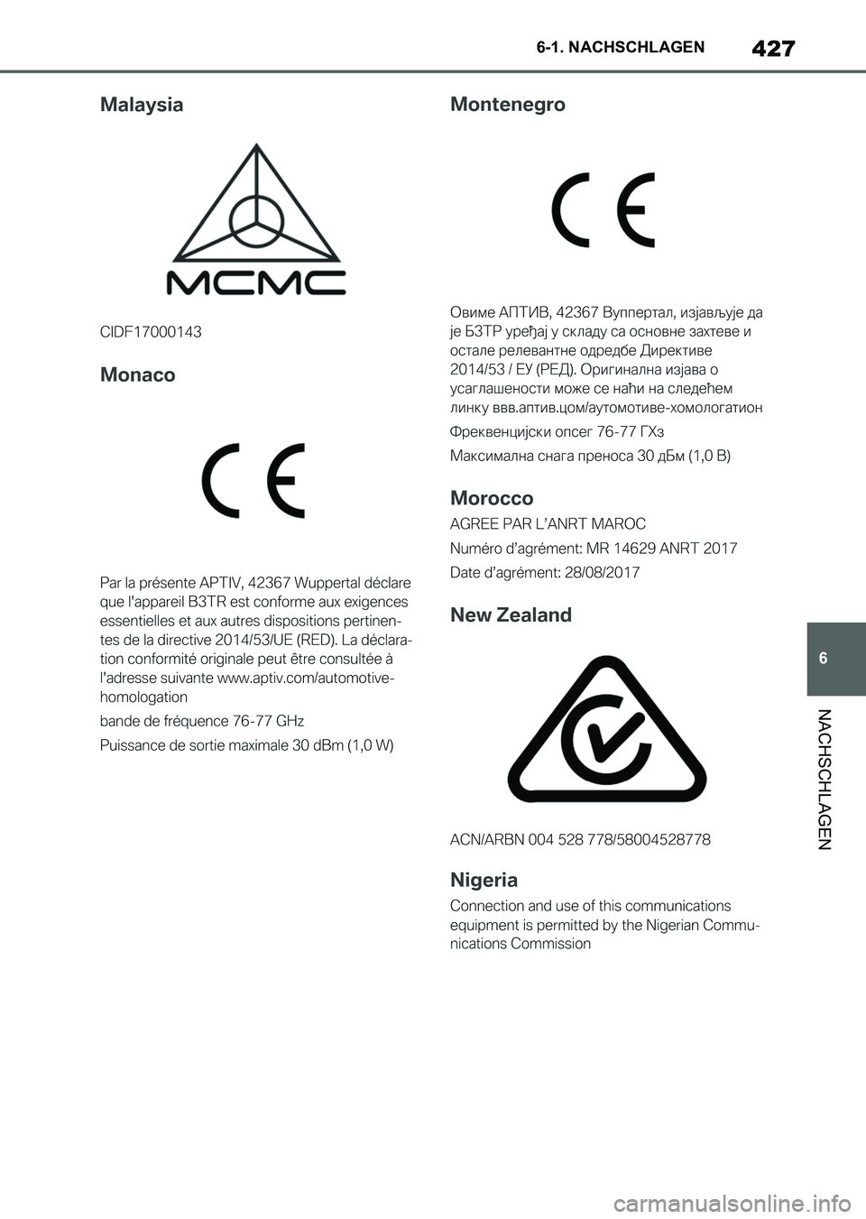 TOYOTA SUPRA 2022 Betriebsanleitungen (in German) 427
6 6-1. NACHSCHLAGEN
NACHSCHLAGEN
Supra_OM_German_OM9A061M_1_2111.book 427 ページ 2021年8月27日 金曜日 午後8時57分 TOYOTA SUPRA 2022 Betriebsanleitungen (in German) 427
6 6-1. NACHSCHLAGEN
NACHSCHLAGEN
Supra_OM_German_OM9A061M_1_2111.book 427 ページ 2021年8月27日 金曜日 午後8時57分