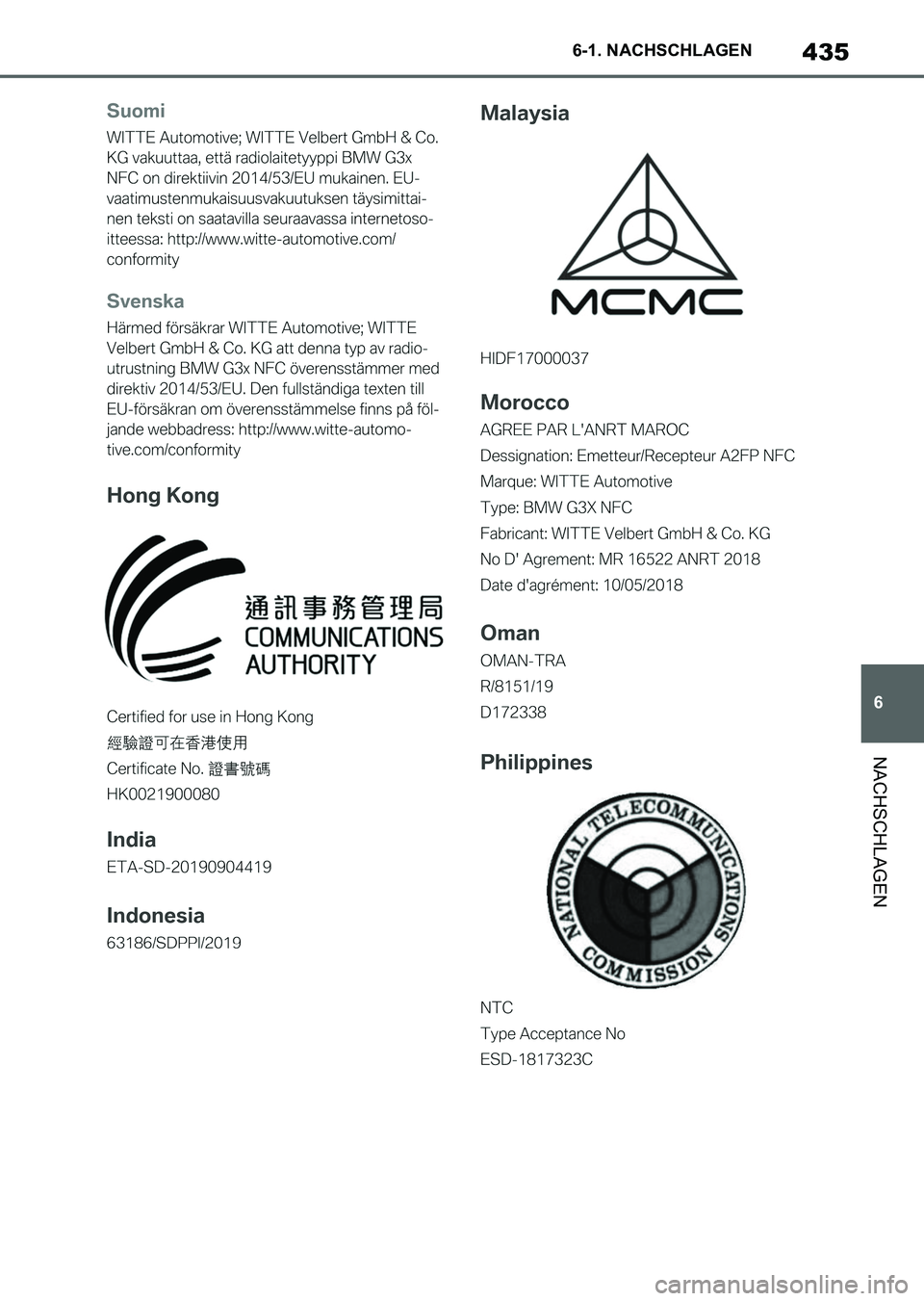 TOYOTA SUPRA 2022 Betriebsanleitungen (in German) 435
6 6-1. NACHSCHLAGEN
NACHSCHLAGEN
Supra_OM_German_OM9A061M_1_2111.book 435 ページ 2021年8月27日 金曜日 午後8時57分 TOYOTA SUPRA 2022 Betriebsanleitungen (in German) 435
6 6-1. NACHSCHLAGEN
NACHSCHLAGEN
Supra_OM_German_OM9A061M_1_2111.book 435 ページ 2021年8月27日 金曜日 午後8時57分
