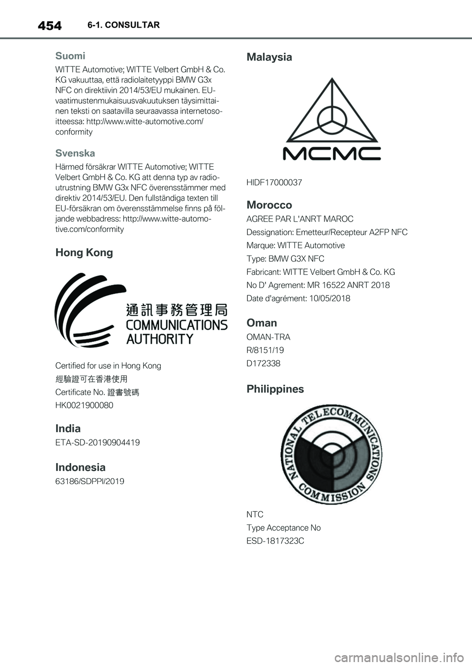 TOYOTA SUPRA 2022  Manuale de Empleo (in Spanish) 4546-1. CONSULTAR
Supra_OM_Spanish_OM9A062S_1_2111.book  454 ページ  ２０２１年８月２６日　木曜日　午前１１時２分 