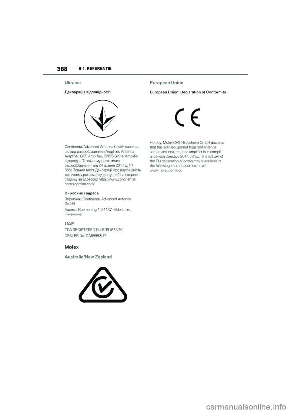 TOYOTA SUPRA 2022  Instructieboekje (in Dutch) 3886-1. REFERENTIE
Supra_OM_General_OM9A066E_1_2111.book  Page 388  Friday, September 24, 2021  10:31 AM 