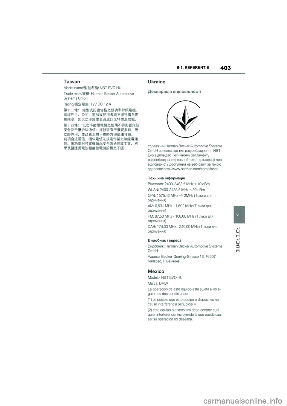 TOYOTA SUPRA 2022  Instructieboekje (in Dutch) 403
6
6-1. REFERENTIE
REFERENTIE
Supra_OM_General_OM9A066E_1_2111.book  Page 
403  Friday, September 24, 2021  10:31 AM 