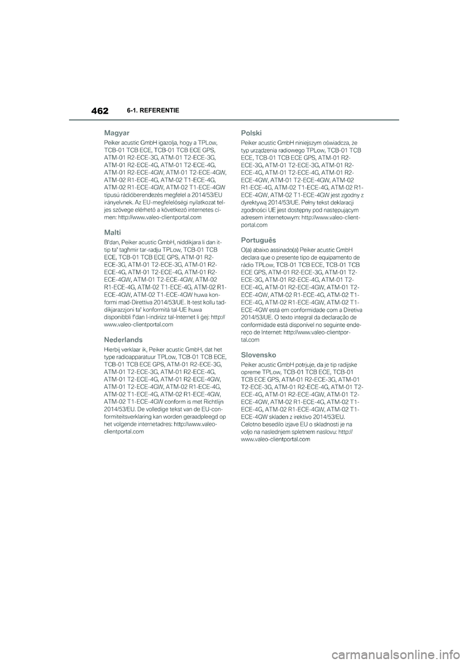 TOYOTA SUPRA 2022 Instructieboekje (in Dutch) 4626-1. REFERENTIE
Supra_OM_General_OM9A066E_1_2111.book Page 462 Friday, September 24, 2021 10:31 AM TOYOTA SUPRA 2022 Instructieboekje (in Dutch) 4626-1. REFERENTIE
Supra_OM_General_OM9A066E_1_2111.book Page 462 Friday, September 24, 2021 10:31 AM