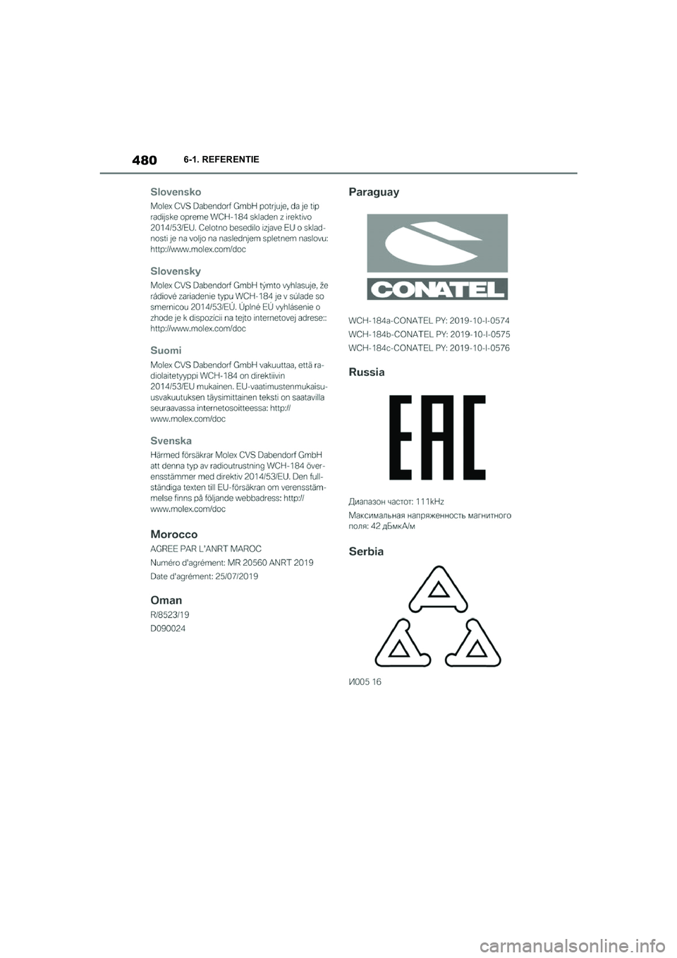 TOYOTA SUPRA 2022 Instructieboekje (in Dutch) 4806-1. REFERENTIE
Supra_OM_General_OM9A066E_1_2111.book Page 480 Friday, September 24, 2021 10:31 AM TOYOTA SUPRA 2022 Instructieboekje (in Dutch) 4806-1. REFERENTIE
Supra_OM_General_OM9A066E_1_2111.book Page 480 Friday, September 24, 2021 10:31 AM