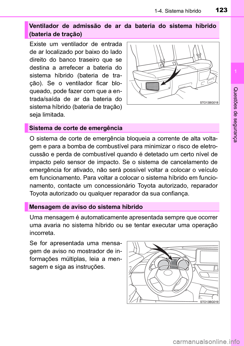 TOYOTA C-HR 2022  Manual de utilização (in Portuguese) 123������6�L�V�W�H�P�D��K�t�E�U�L�G�R
�
�4�X�H�V�W�}�H�V��G�H��V�H�J�X�U�D�Q�o�D
�(�[�L�V�W�H� �X�P� �Y�H�Q�W�L�O�D�G�R�U� �G�H� �H�Q�W�U�D�G�D
�G�H��D�U��O�R�F�D�O�L�]�D�G�R��S�R�U��