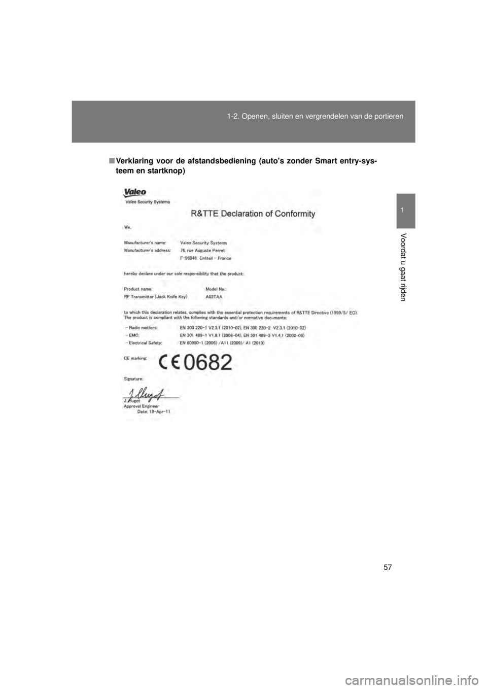 TOYOTA VERSO 2015 Instructieboekje (in Dutch) 57
1-2. Openen, sluiten en vergrendelen van de portieren
1
Voordat u gaat rijden
VERSO(BMW)_WE_OM64558E
■
Verklaring voor de afstandsbedien ing (autos zonder Smart entry-sys-
teem en startknop)
VER TOYOTA VERSO 2015 Instructieboekje (in Dutch) 57
1-2. Openen, sluiten en vergrendelen van de portieren
1
Voordat u gaat rijden
VERSO(BMW)_WE_OM64558E
■
Verklaring voor de afstandsbedien ing (autos zonder Smart entry-sys-
teem en startknop)
VER