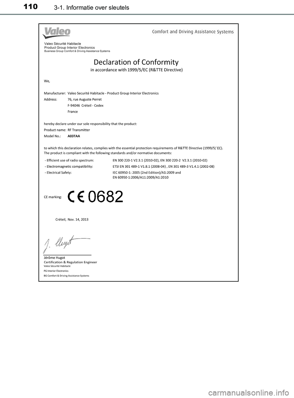 TOYOTA YARIS 2017 Instructieboekje (in Dutch) 1103-1. Informatie over sleutels
YARIS_F_OM_Europe_OM52J20E
YARIS_F_OM_Europe_OM52J20E.book Page 110 Thursday, December 1, 2016 10:25 PM TOYOTA YARIS 2017 Instructieboekje (in Dutch) 1103-1. Informatie over sleutels
YARIS_F_OM_Europe_OM52J20E
YARIS_F_OM_Europe_OM52J20E.book Page 110 Thursday, December 1, 2016 10:25 PM