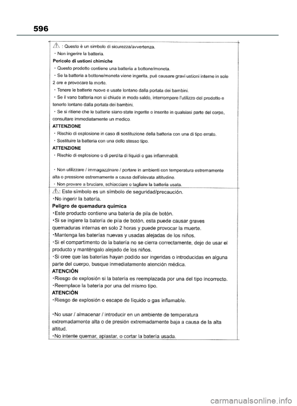 TOYOTA YARIS CROSS 2021 Instrukcja obsługi (in Polish) 596
19 YARIS Cross HV OM52K60E 15/6/21 14:21 Page 596 TOYOTA YARIS CROSS 2021 Instrukcja obsługi (in Polish) 596
19 YARIS Cross HV OM52K60E 15/6/21 14:21 Page 596