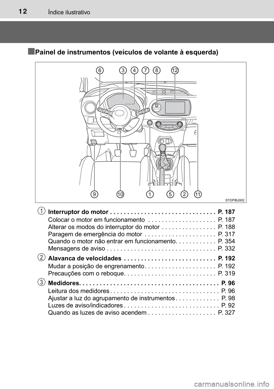 TOYOTA YARIS GRMN 2017  Manual de utilização (in Portuguese) 12�Ë�Q�G�L�F�H��L�O�X�V�W�U�D�W�L�Y�R
n
nn n<00330044004c00510048004f0003004700480003004c005100560057005500580050004800510057005200560003000b00590048007400460058004f005200560003004700480003005900520