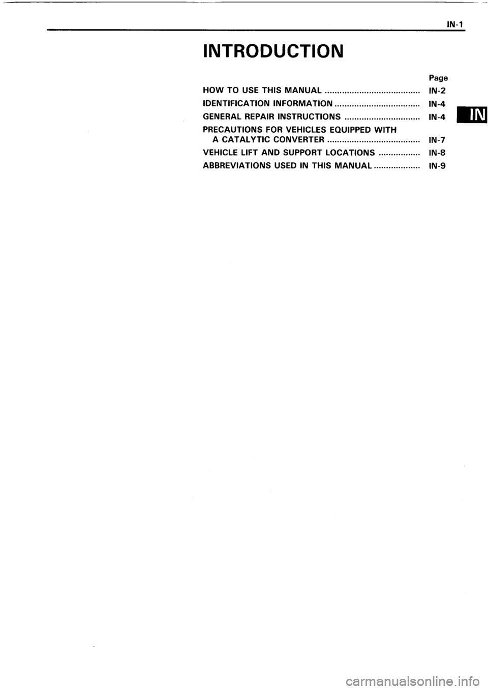 TOYOTA 4RUNNER 1986 Service Repair Manual TOYOTA 4RUNNER 1986 Service Repair Manual
