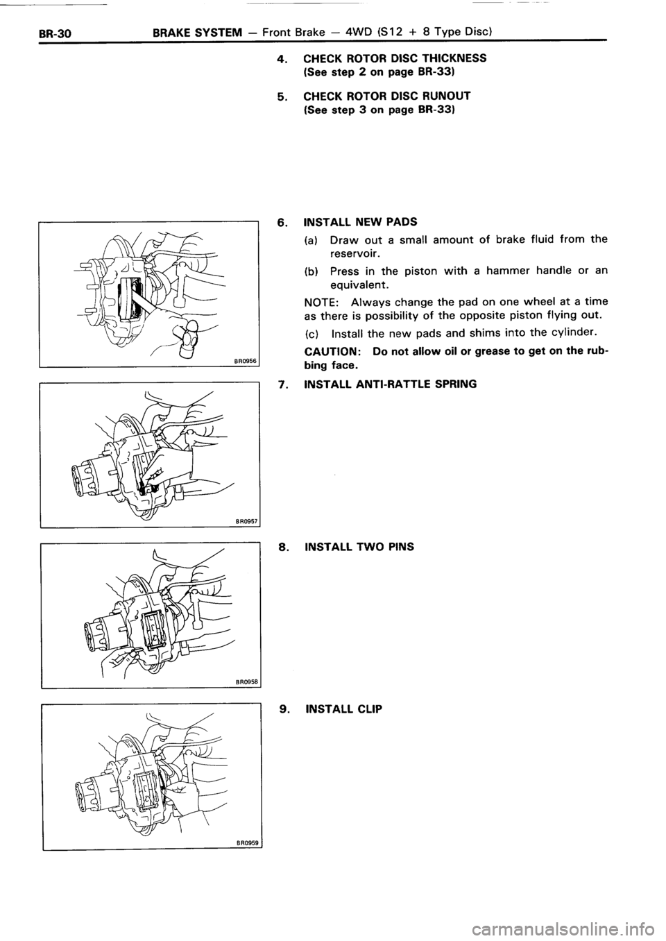 TOYOTA 4RUNNER 1986 Service Repair Manual TOYOTA 4RUNNER 1986 Service Repair Manual