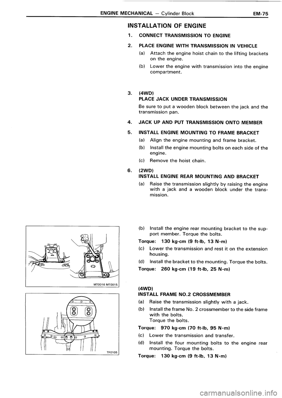 TOYOTA 4RUNNER 1986 Service Repair Manual TOYOTA 4RUNNER 1986 Service Repair Manual