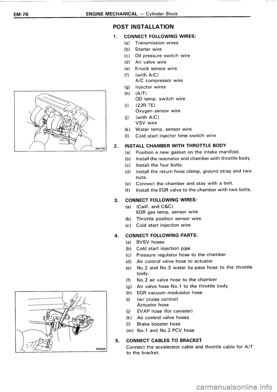 TOYOTA 4RUNNER 1986 Service Repair Manual TOYOTA 4RUNNER 1986 Service Repair Manual