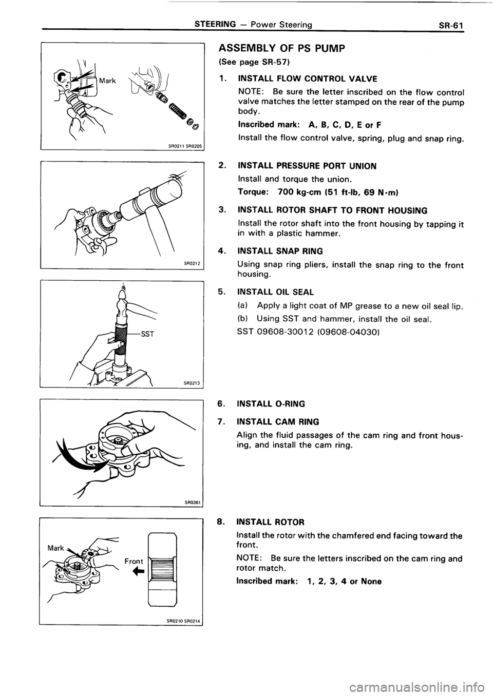 TOYOTA 4RUNNER 1986  Service Repair Manual 