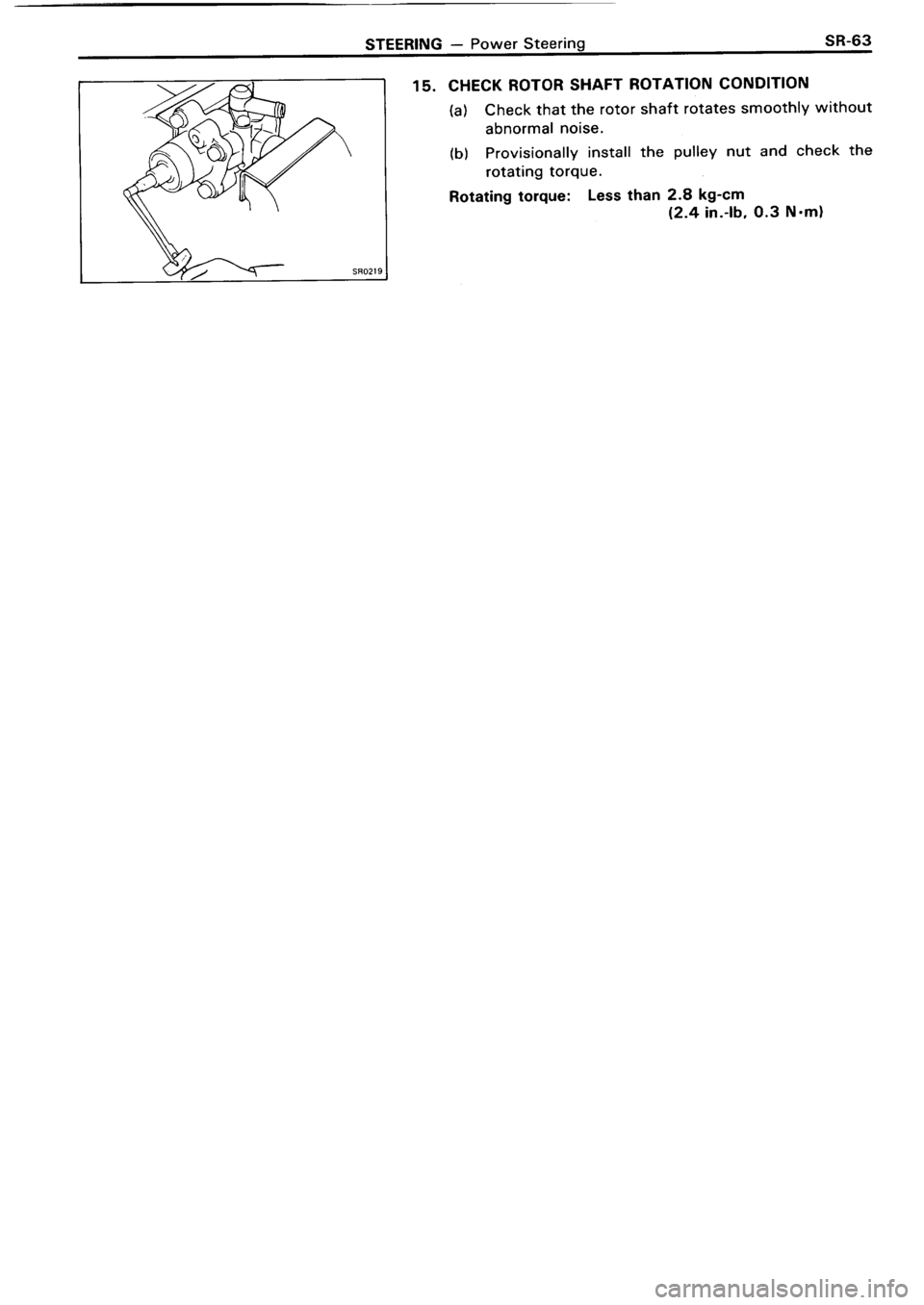 TOYOTA 4RUNNER 1986  Service Repair Manual 