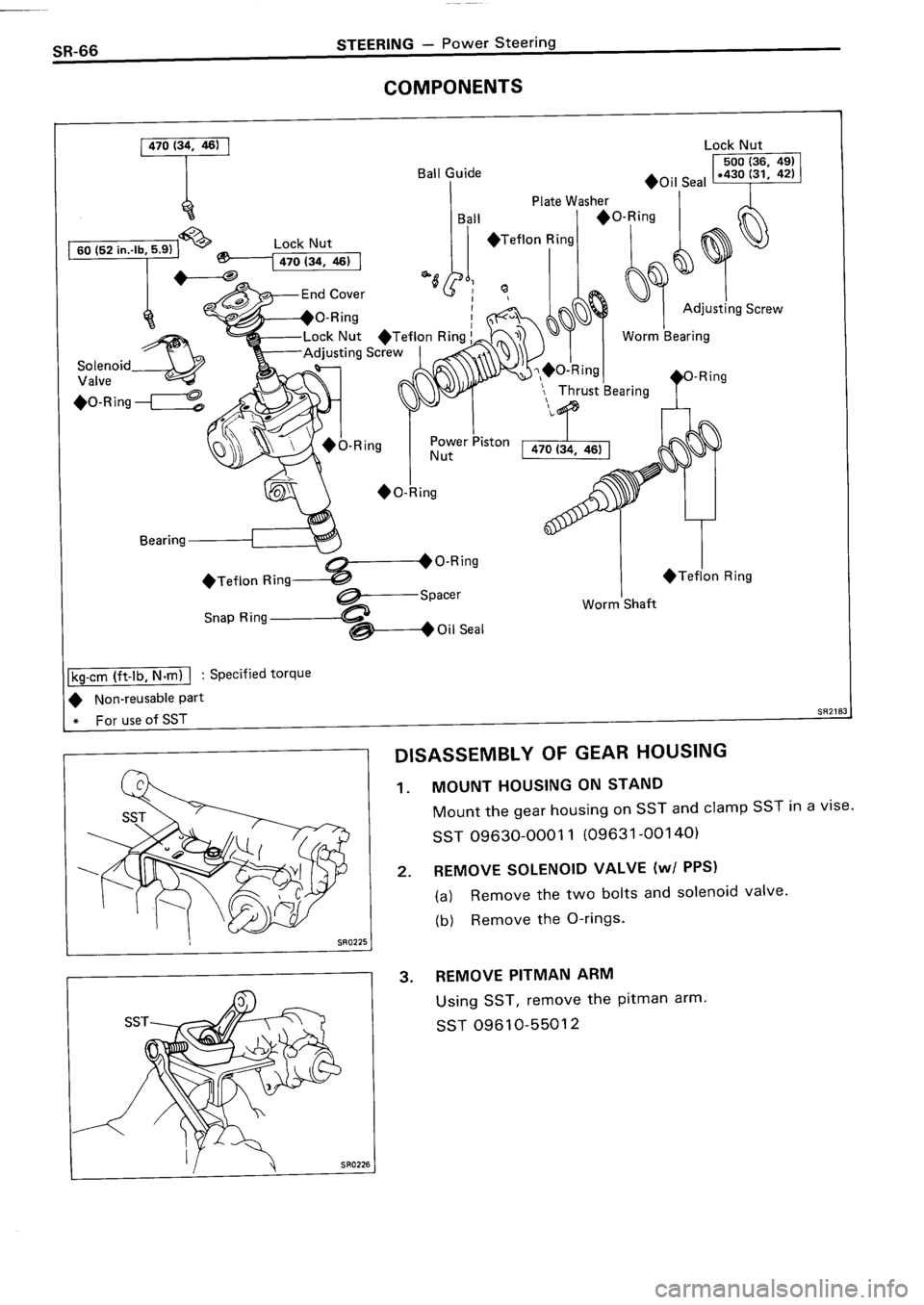 TOYOTA 4RUNNER 1986  Service Repair Manual 