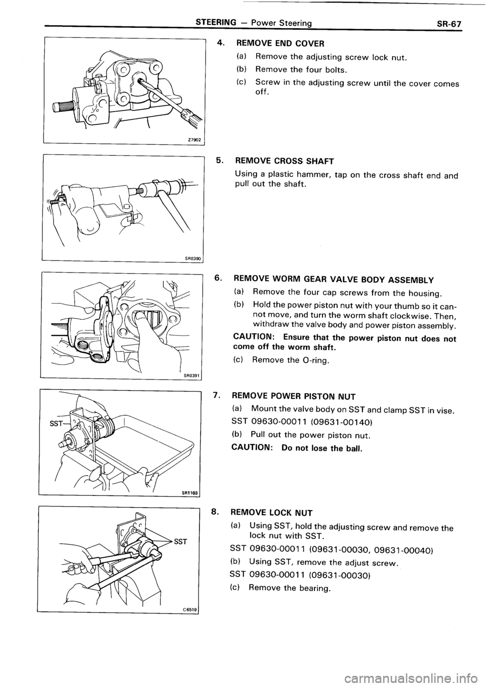 TOYOTA 4RUNNER 1986  Service Repair Manual 