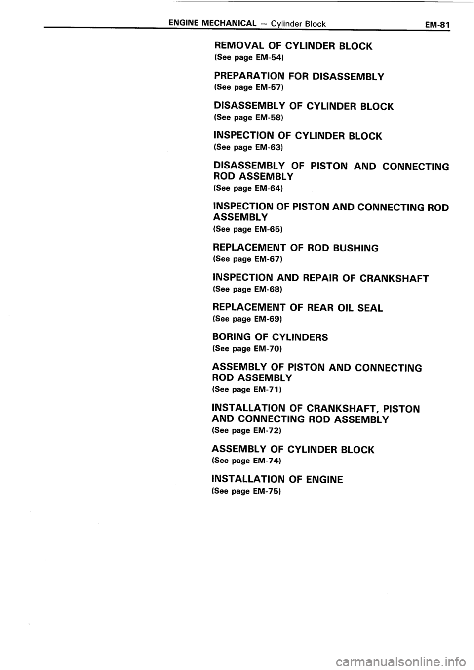 TOYOTA 4RUNNER 1986 Service Repair Manual TOYOTA 4RUNNER 1986 Service Repair Manual