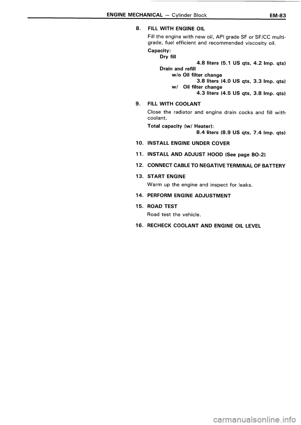 TOYOTA 4RUNNER 1986 Service Repair Manual TOYOTA 4RUNNER 1986 Service Repair Manual