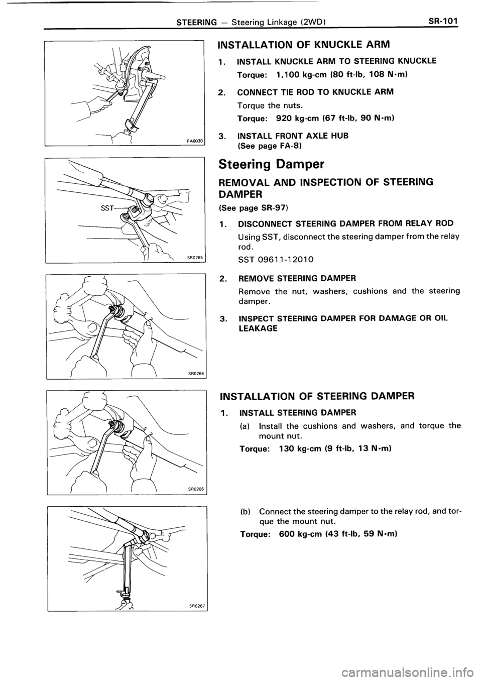 TOYOTA 4RUNNER 1986 Service Repair Manual TOYOTA 4RUNNER 1986 Service Repair Manual