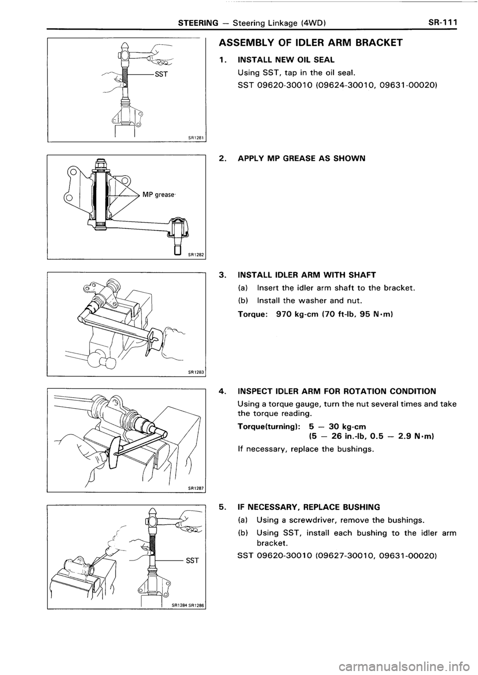 TOYOTA 4RUNNER 1986 Service Repair Manual TOYOTA 4RUNNER 1986 Service Repair Manual