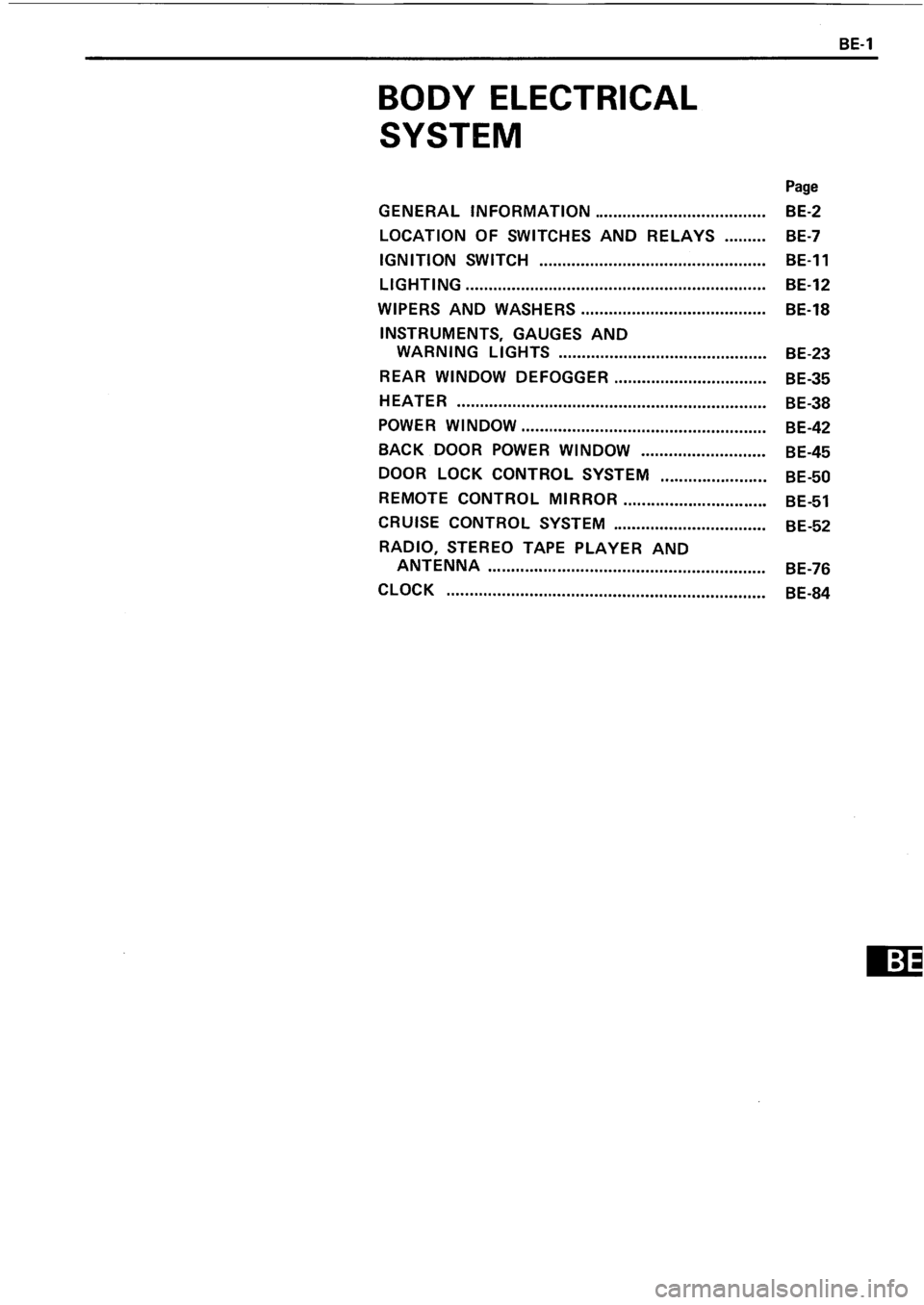 TOYOTA 4RUNNER 1986 Service Repair Manual TOYOTA 4RUNNER 1986 Service Repair Manual