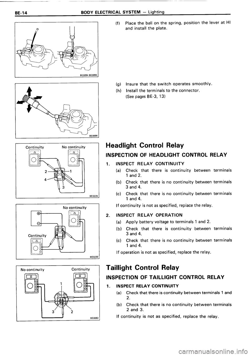 TOYOTA 4RUNNER 1986 Service Repair Manual TOYOTA 4RUNNER 1986 Service Repair Manual