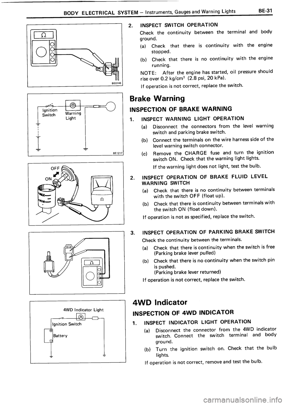 TOYOTA 4RUNNER 1986 Service Repair Manual TOYOTA 4RUNNER 1986 Service Repair Manual