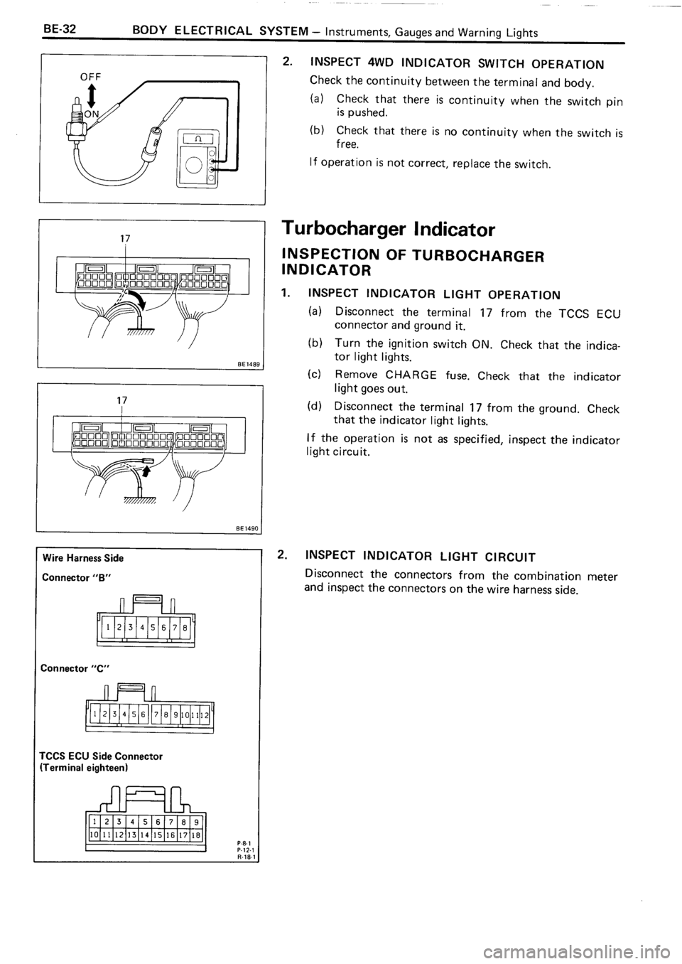 TOYOTA 4RUNNER 1986 Service Repair Manual TOYOTA 4RUNNER 1986 Service Repair Manual