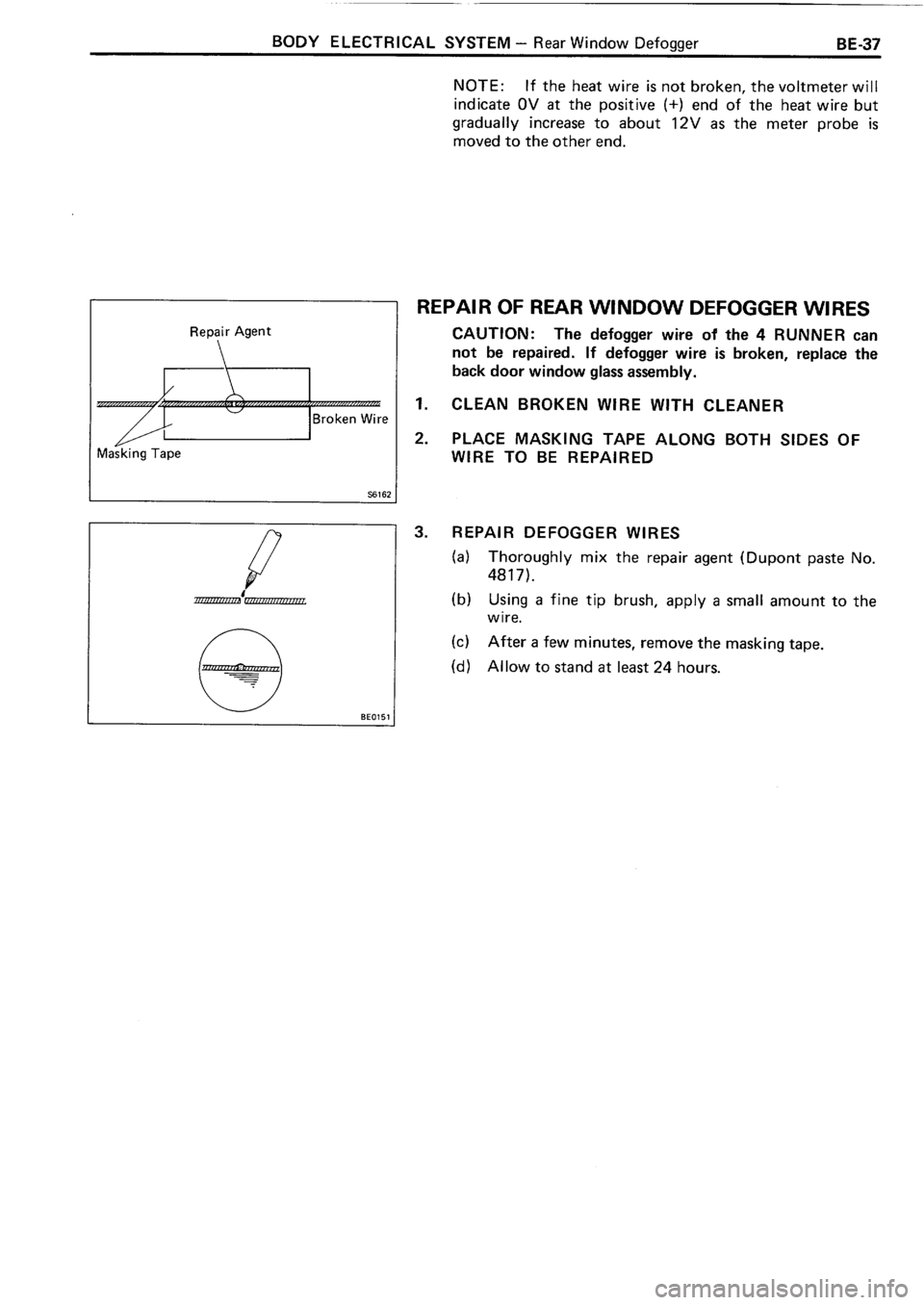 TOYOTA 4RUNNER 1986 Service Repair Manual TOYOTA 4RUNNER 1986 Service Repair Manual