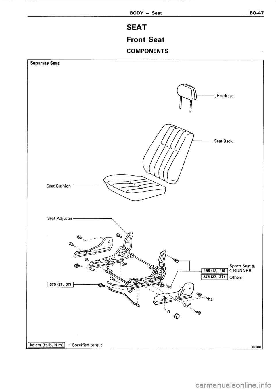 TOYOTA 4RUNNER 1986 Service Repair Manual TOYOTA 4RUNNER 1986 Service Repair Manual