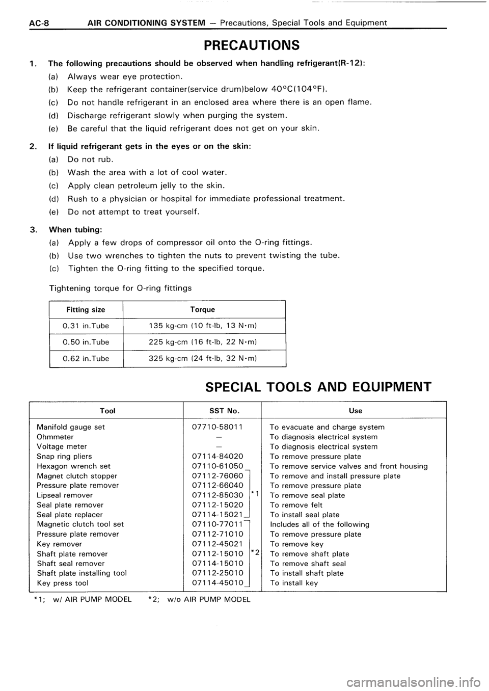 TOYOTA 4RUNNER 1986 Service Repair Manual TOYOTA 4RUNNER 1986 Service Repair Manual