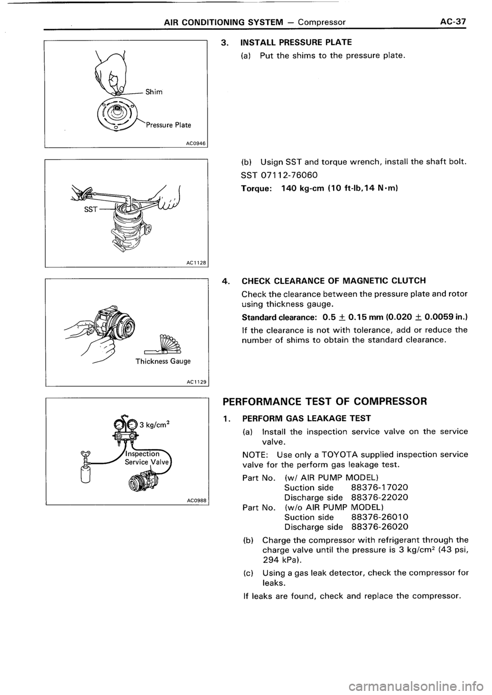 TOYOTA 4RUNNER 1986 Service Repair Manual TOYOTA 4RUNNER 1986 Service Repair Manual