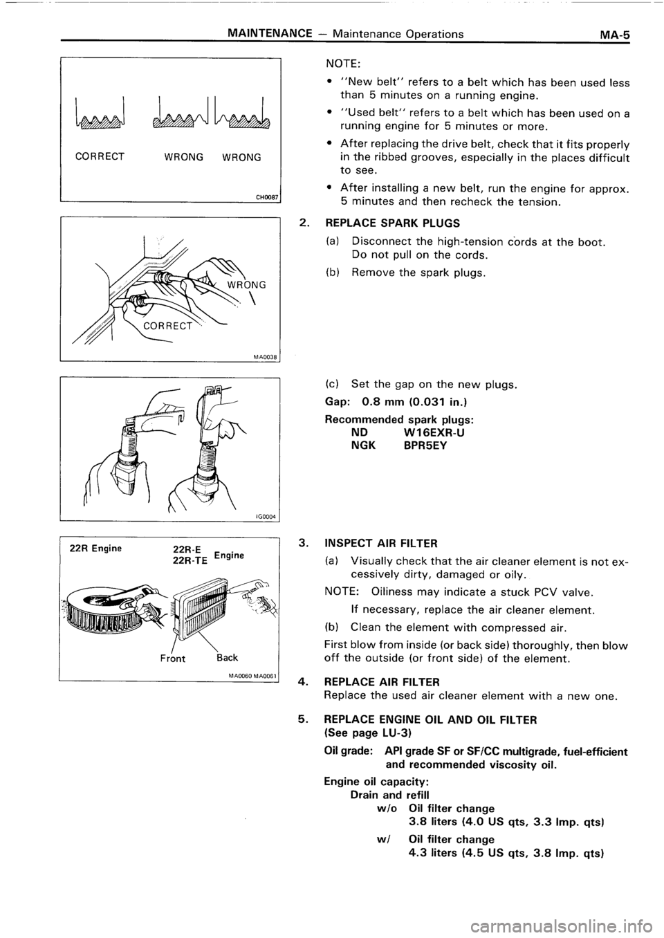 TOYOTA 4RUNNER 1986 Service User Guide TOYOTA 4RUNNER 1986 Service User Guide