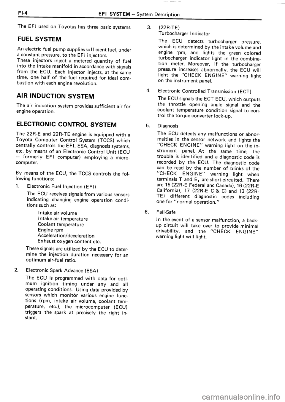 TOYOTA 4RUNNER 1986 Service Repair Manual TOYOTA 4RUNNER 1986 Service Repair Manual