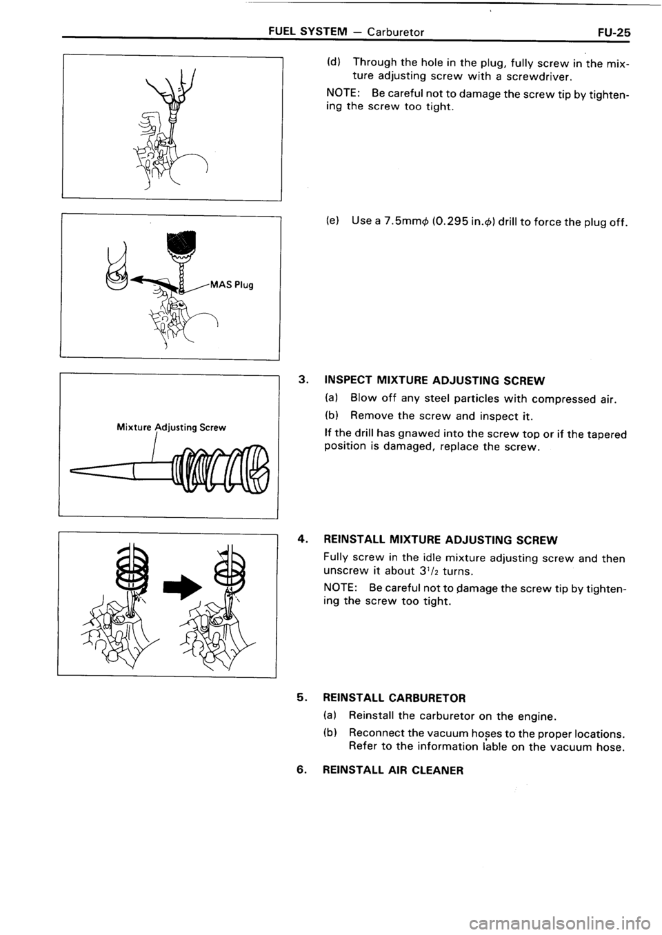 TOYOTA 4RUNNER 1986 Service Repair Manual TOYOTA 4RUNNER 1986 Service Repair Manual
