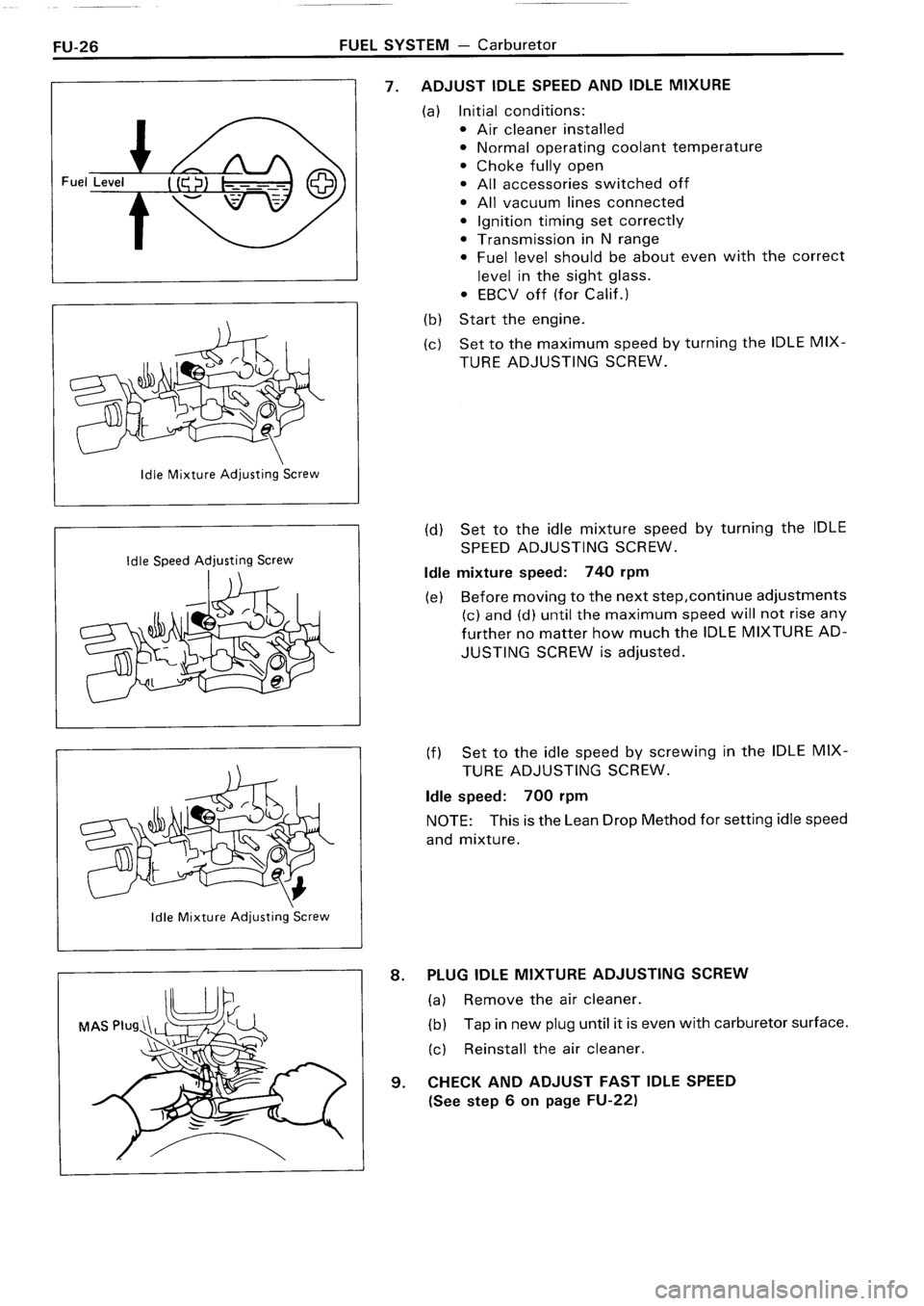 TOYOTA 4RUNNER 1986 Service Repair Manual TOYOTA 4RUNNER 1986 Service Repair Manual