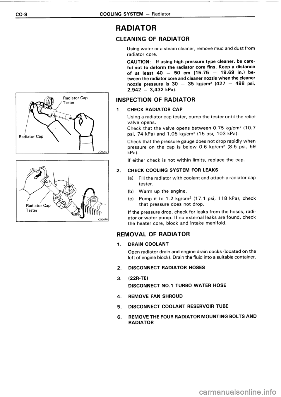 TOYOTA 4RUNNER 1986 Service Repair Manual TOYOTA 4RUNNER 1986 Service Repair Manual