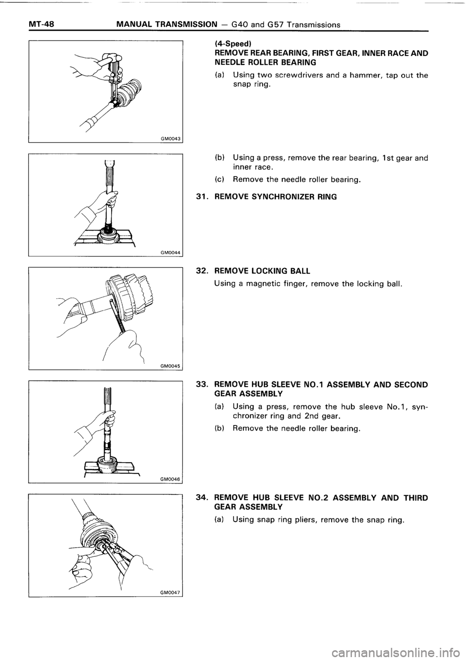 TOYOTA 4RUNNER 1986 Service Repair Manual TOYOTA 4RUNNER 1986 Service Repair Manual