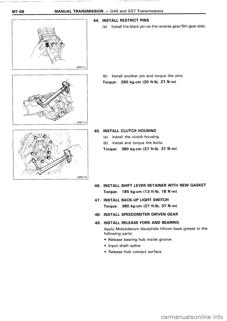 TOYOTA 4RUNNER 1986 Service Repair Manual TOYOTA 4RUNNER 1986 Service Repair Manual