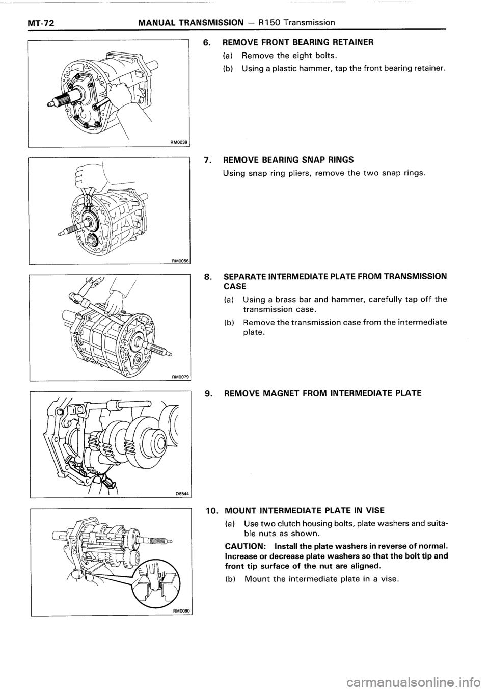 TOYOTA 4RUNNER 1986  Service Repair Manual 