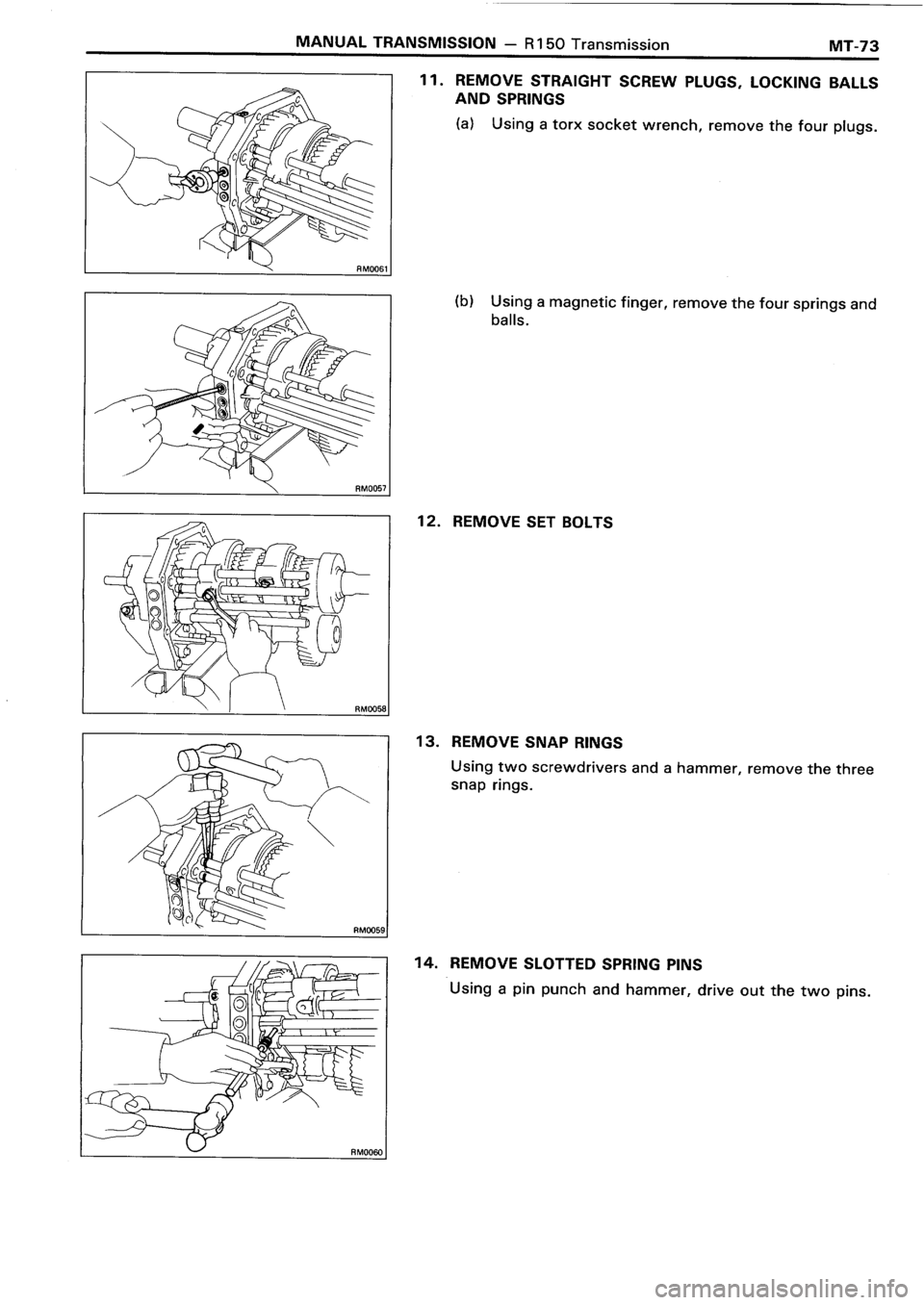 TOYOTA 4RUNNER 1986  Service Repair Manual 
