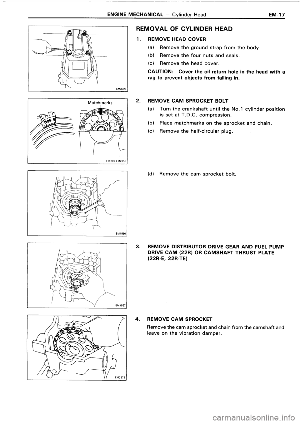 TOYOTA 4RUNNER 1986 Service Service Manual TOYOTA 4RUNNER 1986 Service Service Manual