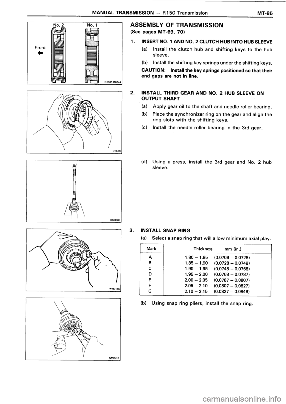 TOYOTA 4RUNNER 1986 Service Repair Manual TOYOTA 4RUNNER 1986 Service Repair Manual