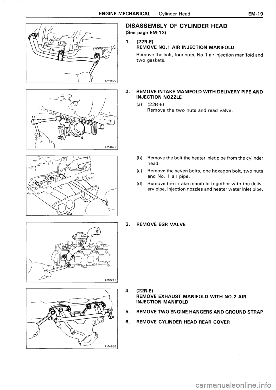 TOYOTA 4RUNNER 1986 Service Service Manual TOYOTA 4RUNNER 1986 Service Service Manual