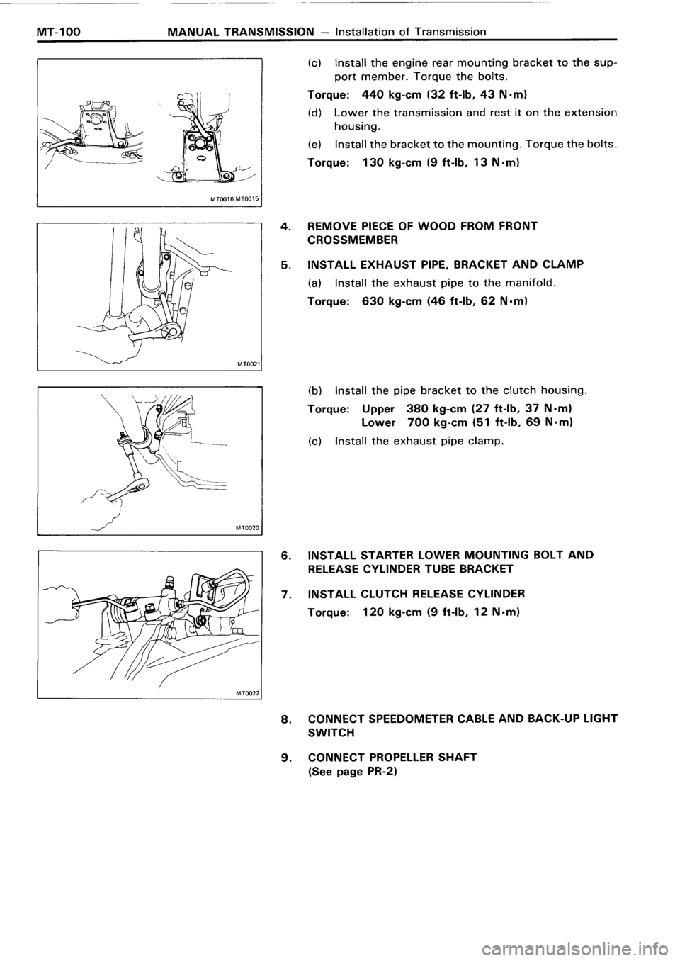 TOYOTA 4RUNNER 1986 Service Repair Manual TOYOTA 4RUNNER 1986 Service Repair Manual