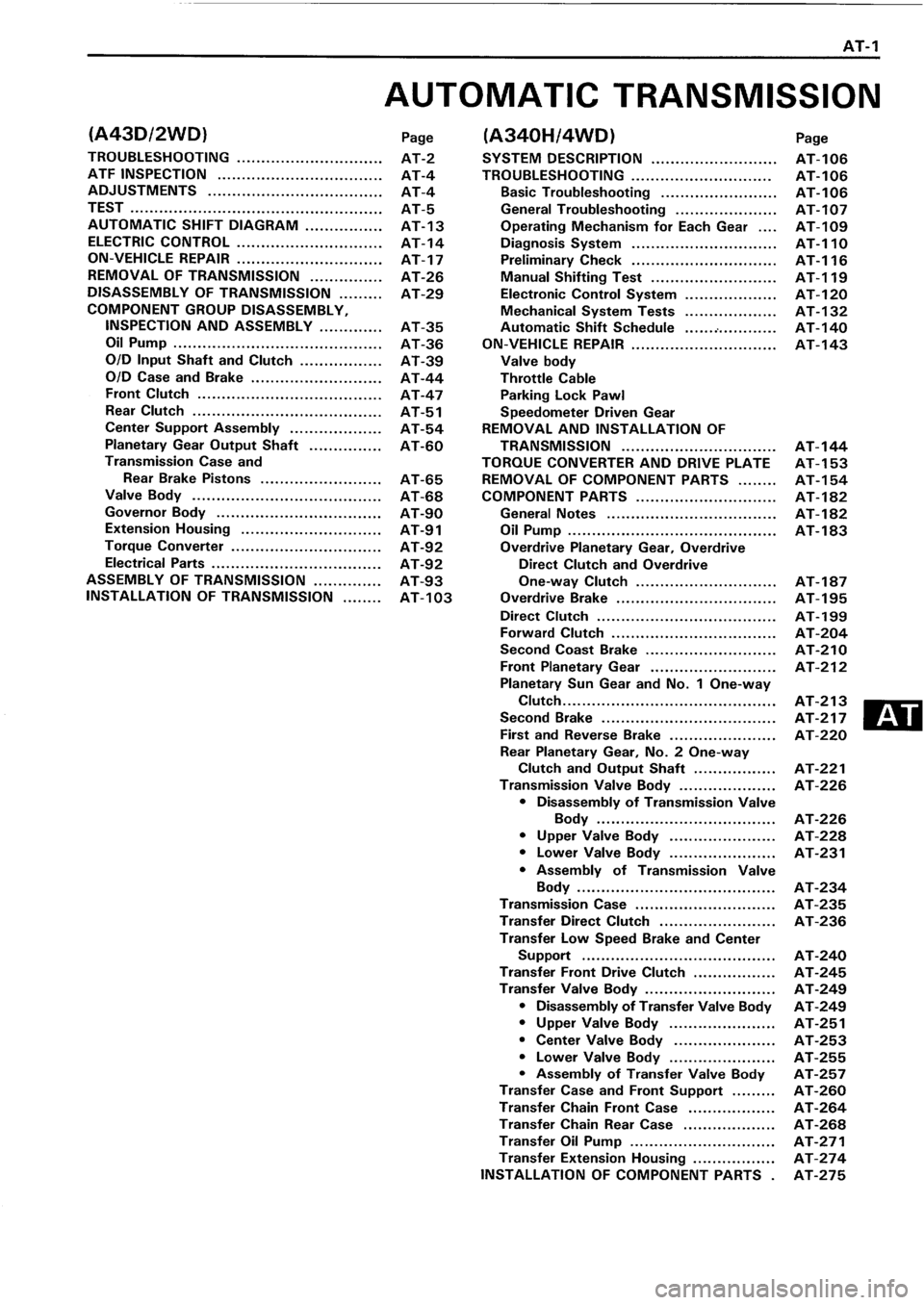 TOYOTA 4RUNNER 1986 Service Repair Manual TOYOTA 4RUNNER 1986 Service Repair Manual